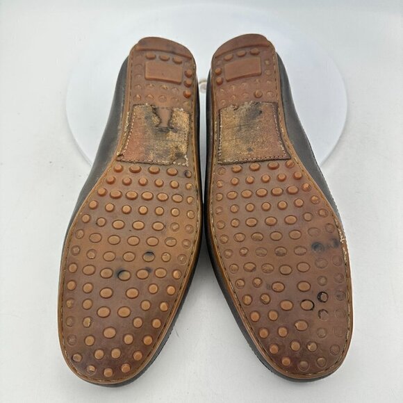 Allen Edmonds Interstate 90 Men Sz 9 Brown Leather Driving Moccasin Dress Shoes main image 5